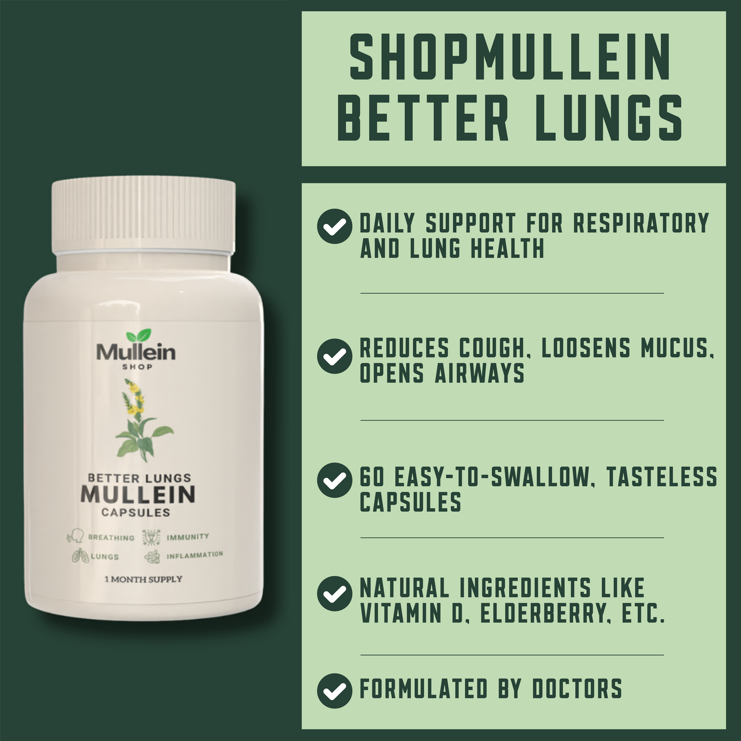 ShopMullein® Detox Capsules 1